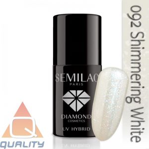 SEMILAC - lakier hybrydowy - 092 Shimmering White