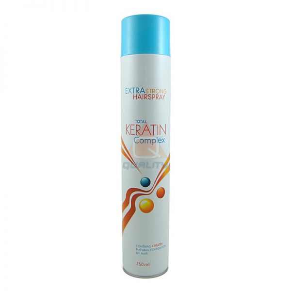 CeCe Extra Strong Hairspray Keratin Complex - bardzo mocny lakier do włosów z keratyną 750 ml